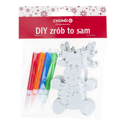 DIY7083 sada vánočních ozdob k zavěšení se 4 fixami DIY