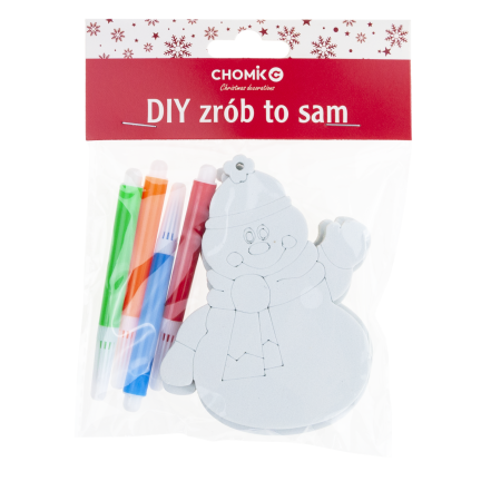 DIY7083 sada vánočních ozdob k zavěšení se 4 fixami DIY