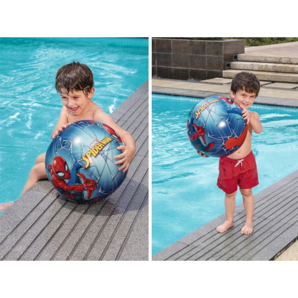 98002 nafukovací plážový míč, míč se Spidermanem, Bestway 51 cm, nafukovací do vody