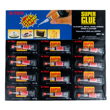DO36 super silné lepidlo „super glue“, 12 ks v balení