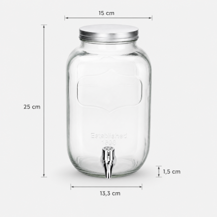 DUC1029 Nádoba se kohoutkem, 4 l, na limonádu a vodu