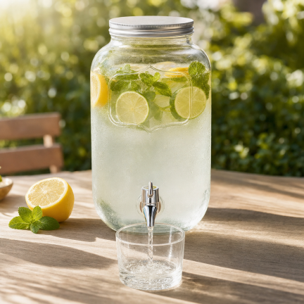DUC1029 Nádoba se kohoutkem, 4 l, na limonádu a vodu