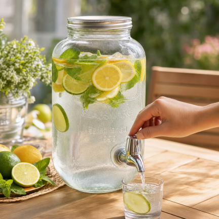 DUC1029 Nádoba se kohoutkem, 4 l, na limonádu a vodu