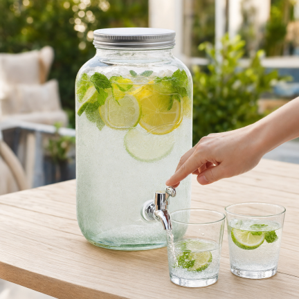 DUC1029 Nádoba se kohoutkem, 4 l, na limonádu a vodu