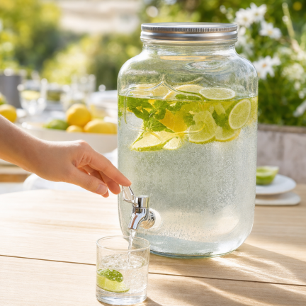DUC1029 Nádoba se kohoutkem, 4 l, na limonádu a vodu