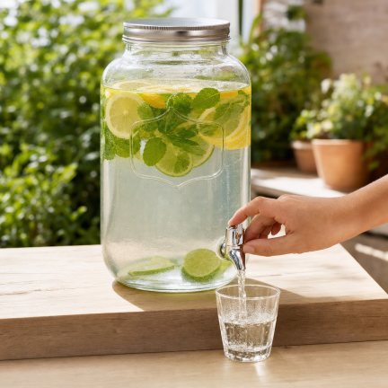 DUC1029 Nádoba se kohoutkem, 4 l, na limonádu a vodu