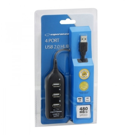EA116 USB 2.0 rozbočovač se 4 porty – Esperanza