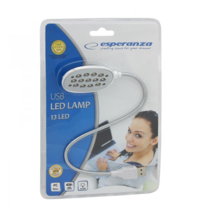 ES173 – lampička s 13 LED diodami pro notebook, napájení přes USB