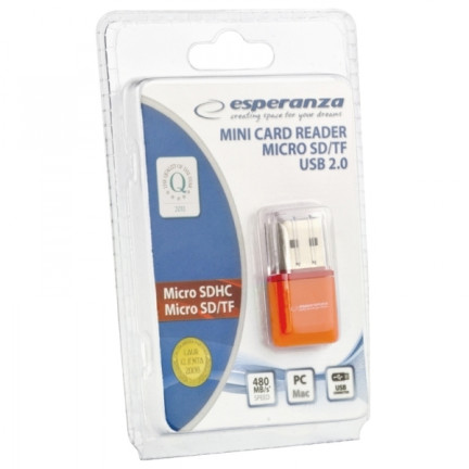 EA134O čtečka karet micro SD, microSD, TF, SDHC, USB flash disk