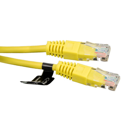 EB277Y kabel UTP Cat 5e, propojka 10 m, žlutá