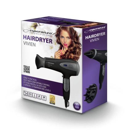 EBH005K ESPERANZA FÉN NA VLASY 2200W IONIC VIVIEN