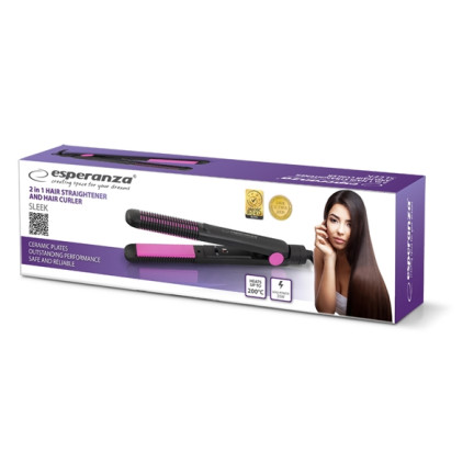 EBP002 žehlička na vlasy s kulmou, model Sleek