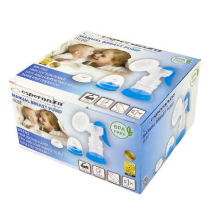 ECM002B ruční odsávačka mateřského mléka + láhev 150 ml