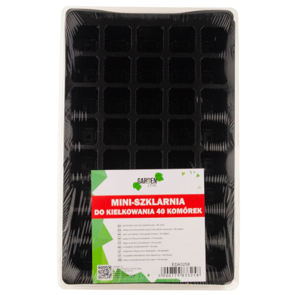EDA3258 mini skleník, klíčička, pařeniště, sadba, 40 komor