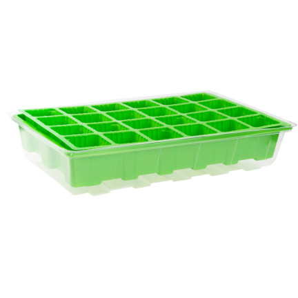 EDA8518 – mini skleník, klíčička, pařeniště pro sazenice, 24 komor
