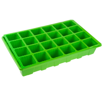 EDA8518 – mini skleník, klíčička, pařeniště pro sazenice, 24 komor
