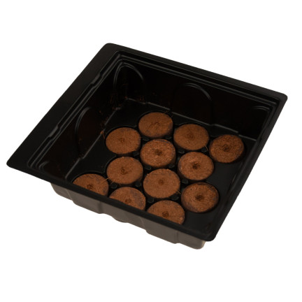 EDA8549 mini skleník, pařeniště pro klíčení, klíčící box, sazenice, 12 komor + podložky