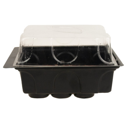 EDA8549 mini skleník, pařeniště pro klíčení, klíčící box, sazenice, 12 komor + podložky