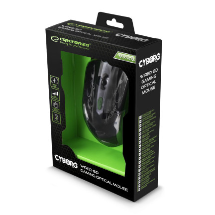 EGM405 Esperanza – kabelová herní myš 6D Opt. USB MX405 Cyborg