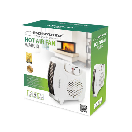 EHH004 Esperanza termoventilátor 1000 W/2000 W Waikiki