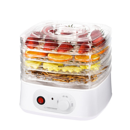 EKD004 sušička na houby, ovoce, zeleninu a bylinky, výkonná 250 W, Esperanza EKD004