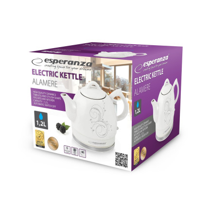 EKK010E bezdrátová elektrická keramická konvice 1,2 l