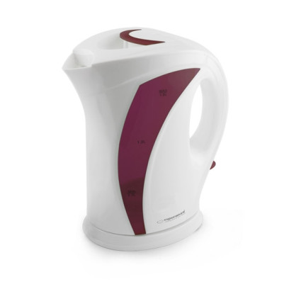 EKK018R Esperanza elektrická konvice Iguazu 1,7 l, bílo-červená