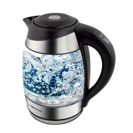 EKK026 ESPERANZA LED SEINE 1,7L SKLENĚNÁ RYCHLOVARNÁ KONVICE