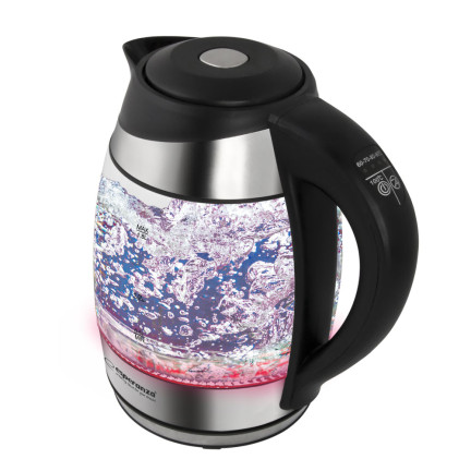 EKK026 ESPERANZA LED SEINE 1,7L SKLENĚNÁ RYCHLOVARNÁ KONVICE