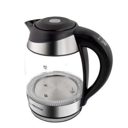 EKK026 ESPERANZA LED SEINE 1,7L SKLENĚNÁ RYCHLOVARNÁ KONVICE