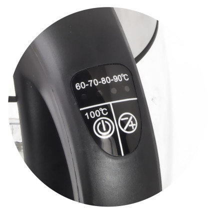 EKK026 ESPERANZA LED SEINE 1,7L SKLENĚNÁ RYCHLOVARNÁ KONVICE