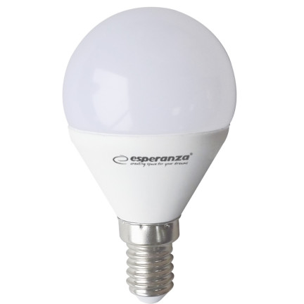 ELL151 LED žárovka G45 E14 5 W = 40 W, teplá bílá, mléčné sklo, energeticky úsporná