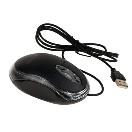 ES100C – kabelová optická USB myš, malá a pohodlná