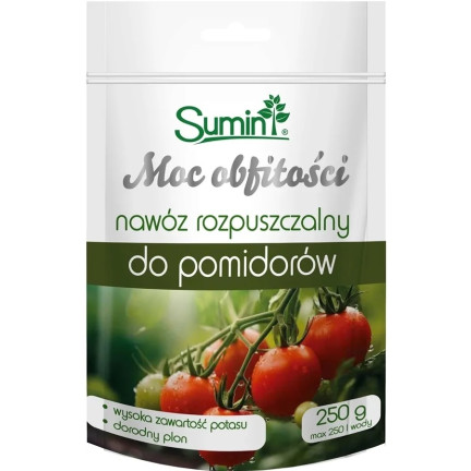 SUM78 – rozpustné hnojivo pro rajčata a papriky, 250 g – síla hojnosti, bohatá úroda