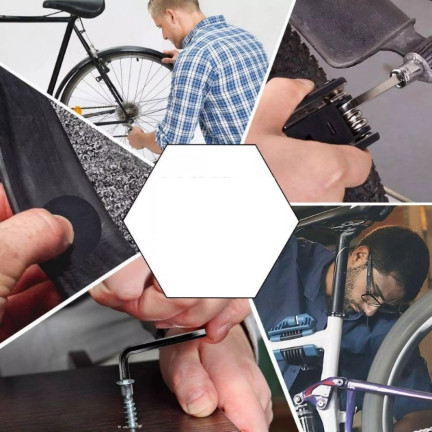 NN19 sada cyklistického nářadí – multifunkční nástroj 16 v 1, imbusové klíče, šroubováky, klíče