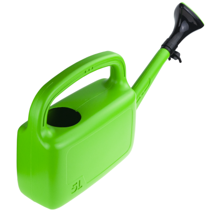 IKA05-361c zahradní konvička na zalévání květin, rozstřikovač, 5 l, sítko, univerzální