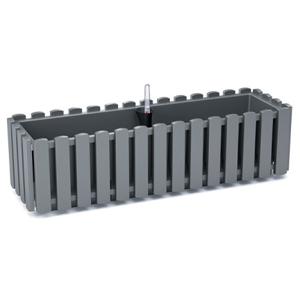 DDEF600W-405u balkonový box na zábradlí, květináč 58 cm s úchyty, měřič vlhkosti