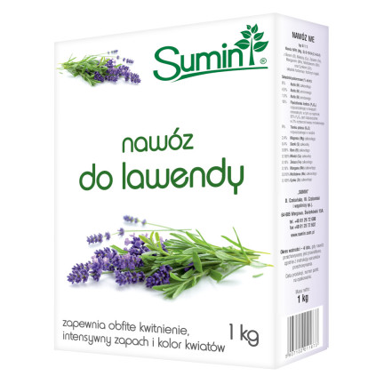SUM13 – hnojivo pro levanduli, hnojivo Sumin 1 kg, bohaté kvetení, bohaté složení, hnojení levandule