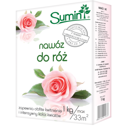 SUM14 – hnojivo pro růže, 1 kg, optimální složení, bohaté kvetení, zdravý růst