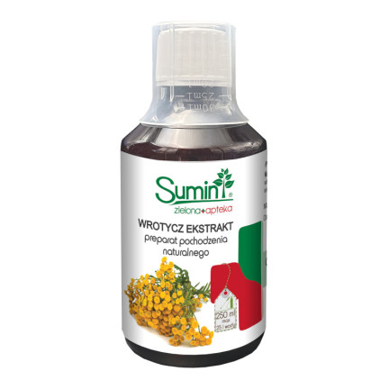 SUM25 Sumin extrakt z vratiče 250 ml, přírodní vratič proti housenkám a hmyzu, prostředek proti půdním škůdcům
