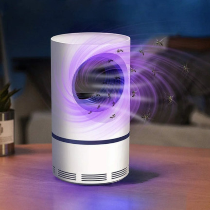 UV lampa na komáry s ventilátorem, USB, 5 V