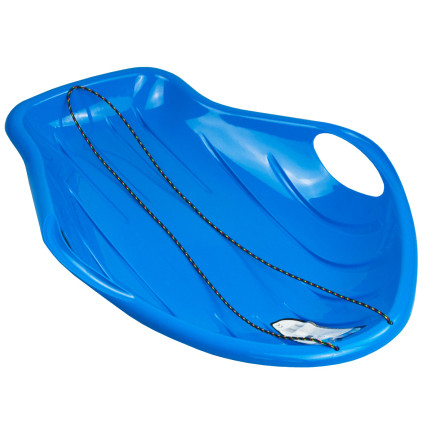 ISDM-3005U Sáňkový kluzák VELKÝ SLED BOBSLE SLIDE se sněhovými držadly MODRÁ
