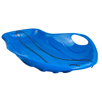 ISDM-3005U Sáňkový kluzák VELKÝ SLED BOBSLE SLIDE se sněhovými držadly MODRÁ