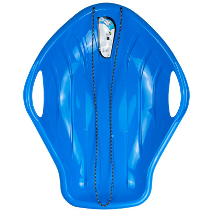 ISDM-3005U Sáňkový kluzák VELKÝ SLED BOBSLE SLIDE se sněhovými držadly MODRÁ