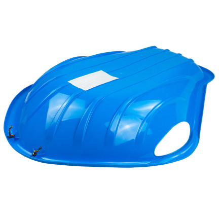 ISDM-3005U Sáňkový kluzák VELKÝ SLED BOBSLE SLIDE se sněhovými držadly MODRÁ