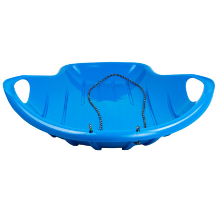 ISDM-3005U Sáňkový kluzák VELKÝ SLED BOBSLE SLIDE se sněhovými držadly MODRÁ