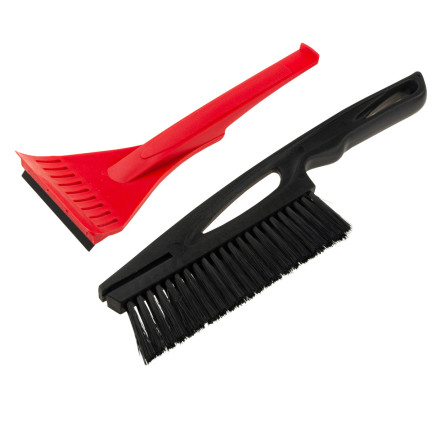 IZCAR2 škrabka na okna s kartáčem na mráz škrabka 2v1 škrabka na led škrabka na led zametač