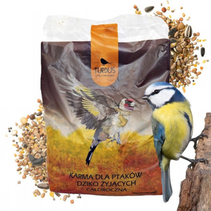 Směs pro volně žijící ptáky, celoroční krmivo, obilná semena, Turdus 1 kg