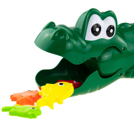 KSL745035 vodní hračka do vany, na pláž, na lov rybiček – krokodýl
