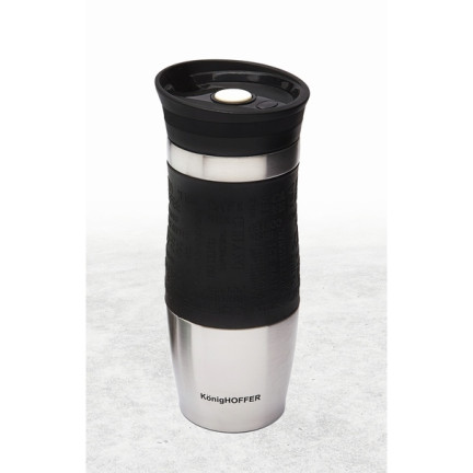 TD18 termohrnka Konighoffer 400 ml, černá termoska